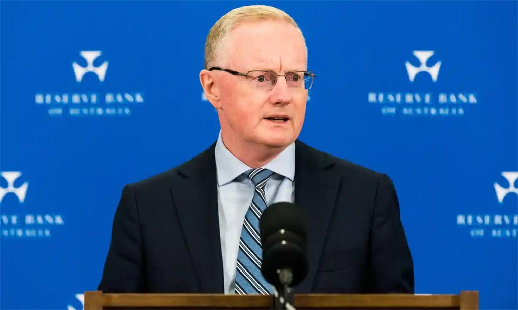 RBA governor Philip Lowe defended the central bank’s board following a review, saying members work ‘very diligently and have expertise’. Photograph James BrickwoodAAP