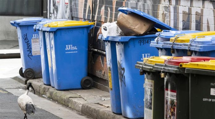 폐기물 처리 노동자, 시드니, 빅토리아 일부 지역에서 파업 Waste disposal workers in the City of Sydney local government area will hold a 24-hour strike on May 17, 2023. (Photo Louise KennerleySMH) (Nine)