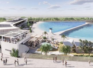 서핑의 메카, 내년 시드니 서부에 오픈 예정 It's 20 kilometres away from the beach, but URBNSURF will become a surfing mecca. (Urbnsurf)