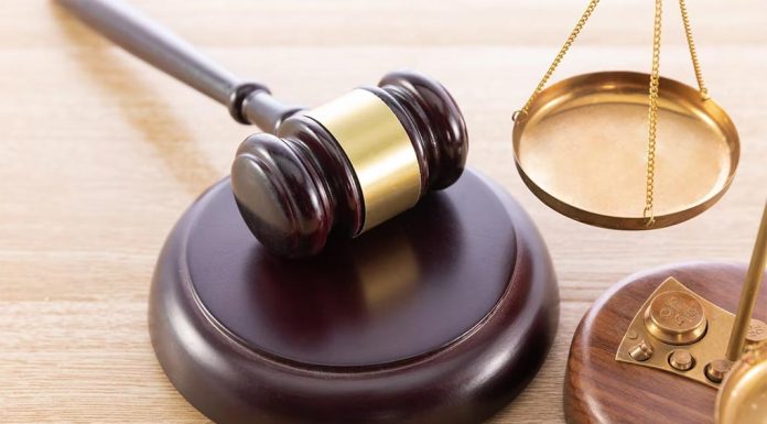 NSW 할머니를 전기 충격기 쏜 경찰, 보석조건 강화 Free photo high angle shot of a gavel and a scale on a wooden surface-FREEPIK