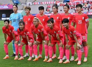 호주.한국 16강진출 가능 South Korea will taking part in their third consecutive Women’s World Cup. Photograph Jung Yeon-JeAFPGetty Images