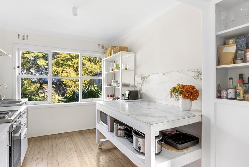 The previous buyers spent just $80,000 renovating the home before it was resold with an incredible profit. (DomainThe Agency Northern Beaches)
