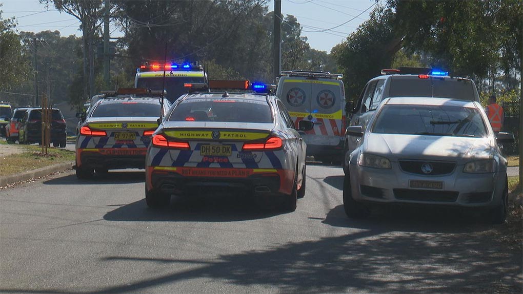 A woman was found with serious head injuries and a man with self-inflicted injuries. (Nine)