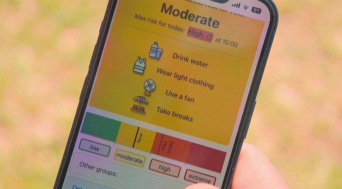 극한의 호주 여름 날씨 대비한 신기술로 앱 개발 A new app has been developed to give people up to date advice during heatwaves. (9News)