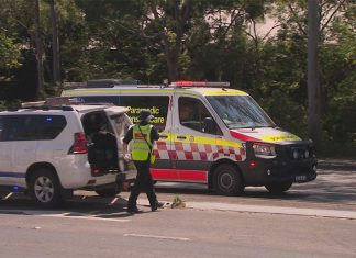 시드니, 보행여성 친 트럭운전자 체포 A woman has been injured after she was allegedly hit by a truck in Lilyfield, Sydney. (9News)