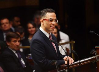 NSW 정부 78억불 적자 재정 편성 NSW Treasurer Daniel Mookhey delivers the state budget.CREDITAAP