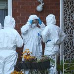 A forensic team examined the home on Monday. Picture NCA NewsWire Gaye Gerard
