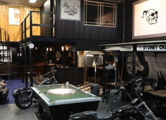 호주 Mongols 오토바이 클럽하우스를 그라인더로 급습한 경찰 Inside the Mongols clubhouse. Picture NSW Police