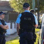 Police were allegedly confronted by Mr Safranko who was armed with a knife. Picture NCA NewsWire Gaye Gerard