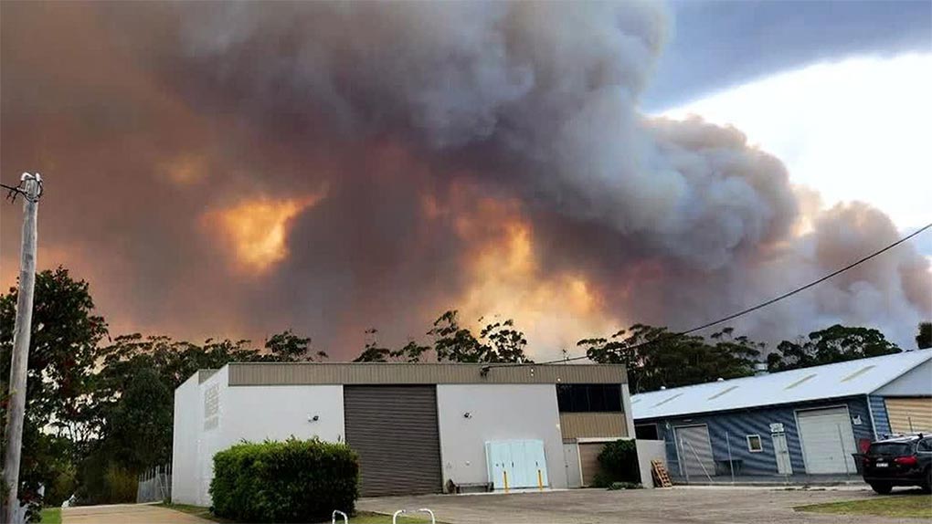 The Bega Valley region was hit particularly hard by the Black Summer bushfires four years ago. (Nine)
