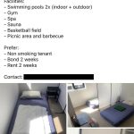 The listing offers a room in Sydney Olympic Park with each bed advertised for $250 per week. (Facebook)
