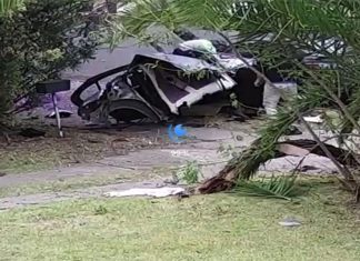 시드니 두 소년, 끔찍한 충돌 사고로 사망 Graphic footage showed the crash scene. (Supplied)
