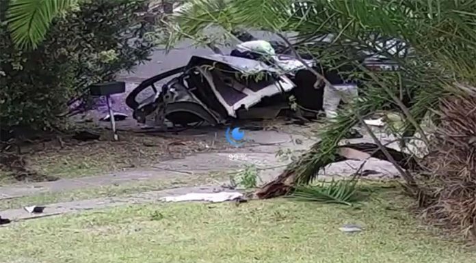 시드니 두 소년, 끔찍한 충돌 사고로 사망 Graphic footage showed the crash scene. (Supplied)