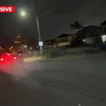 Residents report having been verbally abused by the drivers and kept awake by burnouts and parties. (Nine)