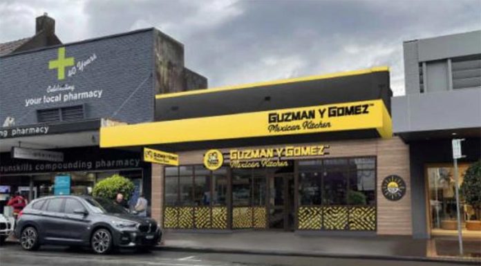GUZMAN 24시 운영 제안, 시드니 모스만 커뮤니티의 의견 분분 How the shop has been proposed to look, along Military Road, Mosman. Photo Supplied.