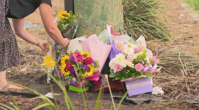 시드니 십대 소년들, 충돌 사고로 사망 Friends and family of the boys have gathered at the site of the crash with flowers and notes to pay their respects. (Nine)