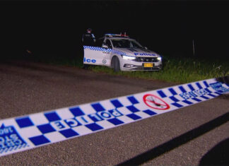 시드니 게이 커플 살해 사건, 시신 수색 확대 Police searching for the bodies of Jesse Baird and Luke Davies confirmed they'd set up a crime scene about 20 kilometres south-east of Goulburn, at Hazelton Road in Bungania, in the NSW Southern Tablelands, on Sunday, February 25, 2024. (9News)