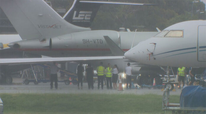 테일러 스위프트, 매진된 네 번의 공연을 앞두고 시드니 도착 Taylor Swift has arrivied in Sydney. (Nine)