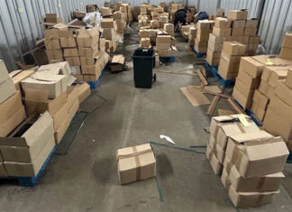 시드니 박스힐에서 수백 킬로그램의 MDMA 압수 The 300kg of MDMA had an estimated street value of more than $12 million. (Australian Federal Police)