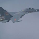 10.A Navy Seahawk helicopter was conducting routine operations in international waters when it was intercepted by a Chinese J10 Air Force jet. (Nine)