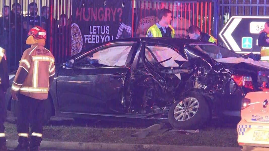 A 11-year-old girl and a man in his 40s have died after a collision in Milperra, Sydney. (9News)