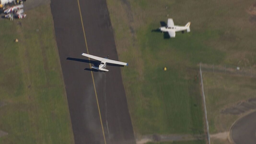 A﻿ pilot and his passenger are lucky to be alive after the light aircraft they were travelling in was forced to make an crash landing. (Nine)