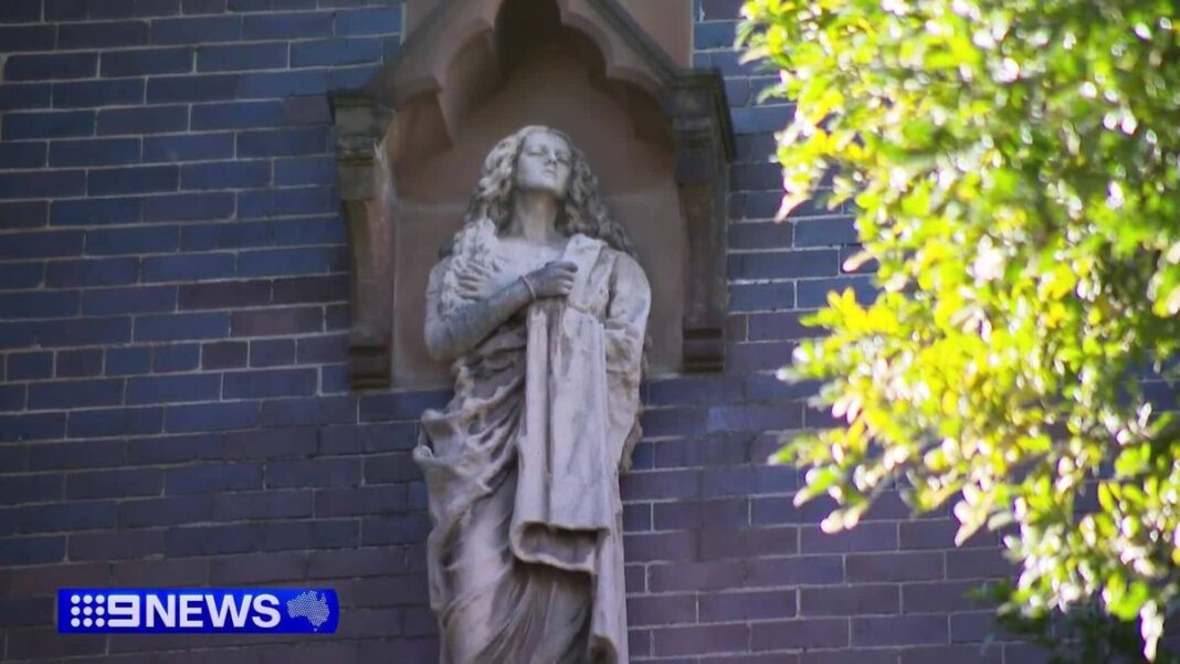 Police were called to the church on New South Head Road in Rose Bay about 6.30pm yesterday. (9News)