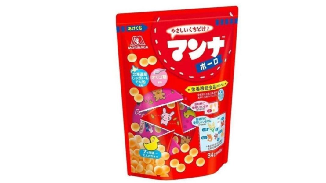 Morinaga's Manna Bolo baby biscuits have been recalled. (Supplied)