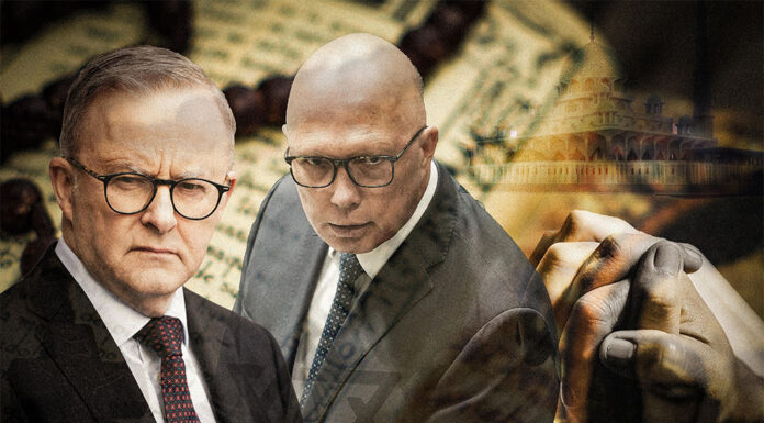 경제 악화 속 야당 자유연정 지지율 상승행진 Prime Minister Anthony Albanese has discussed two pieces of draft legislation relating to religious discrimination with Opposition Leader Peter Dutton.(ABC News David Sciasci )