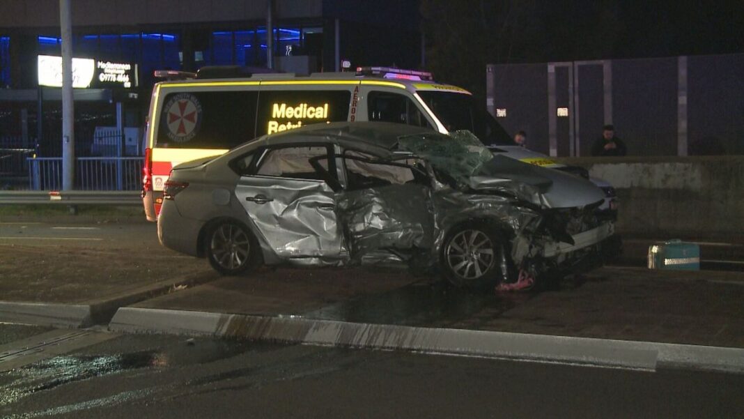 A man was taken to hospital in a critical condition. (9News)