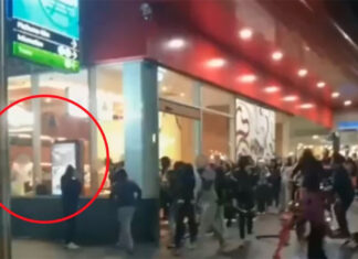 멜번 인기 카페에서 발생한 충격적인 폭행 사건 영상 A man was attacked by a group at Homm Dessert Melbourne Central.