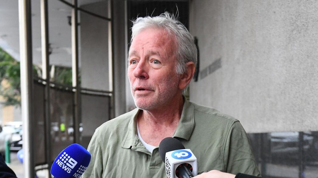 Stephen Kayser denied any wrongdoing as he left the Brisbane Watch House on August 12. (ono SearleAAP PHOTOS)