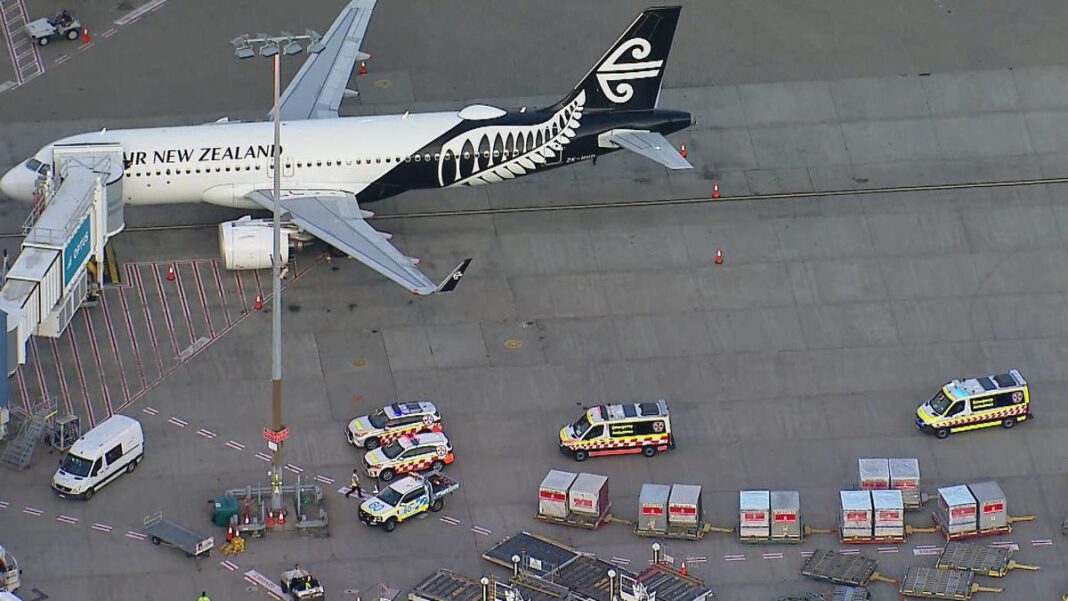 .The Sydney Airport incident is at the centre of a major AFP investigation. (Nine)