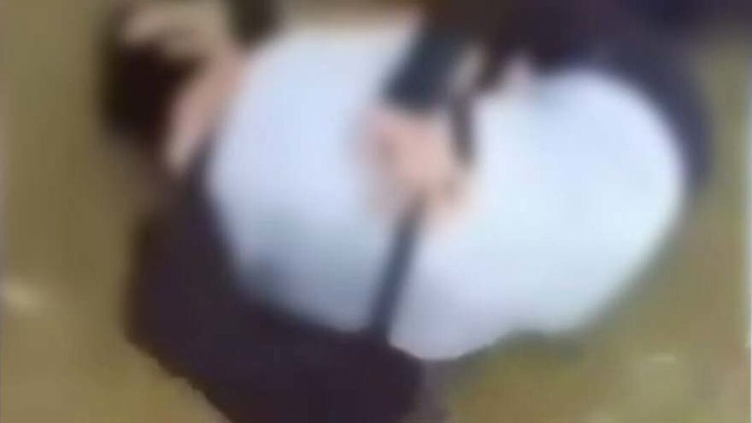 Disturbing video has emerged of a gang of western Sydney school students circling, punching and kicking a 15-year-old boy on the way home last week. (Nine)