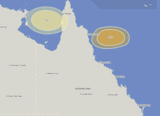 호주 NSW 강력한 뇌우에 시달려, 퀸즐랜드, 열대성 사이클론 발생 가능성 경고… The Bureau of Meteorology are monitoring tropical lows off The Gulf Coast, the Cairns Coast and the Coral Sea. Picture BOM