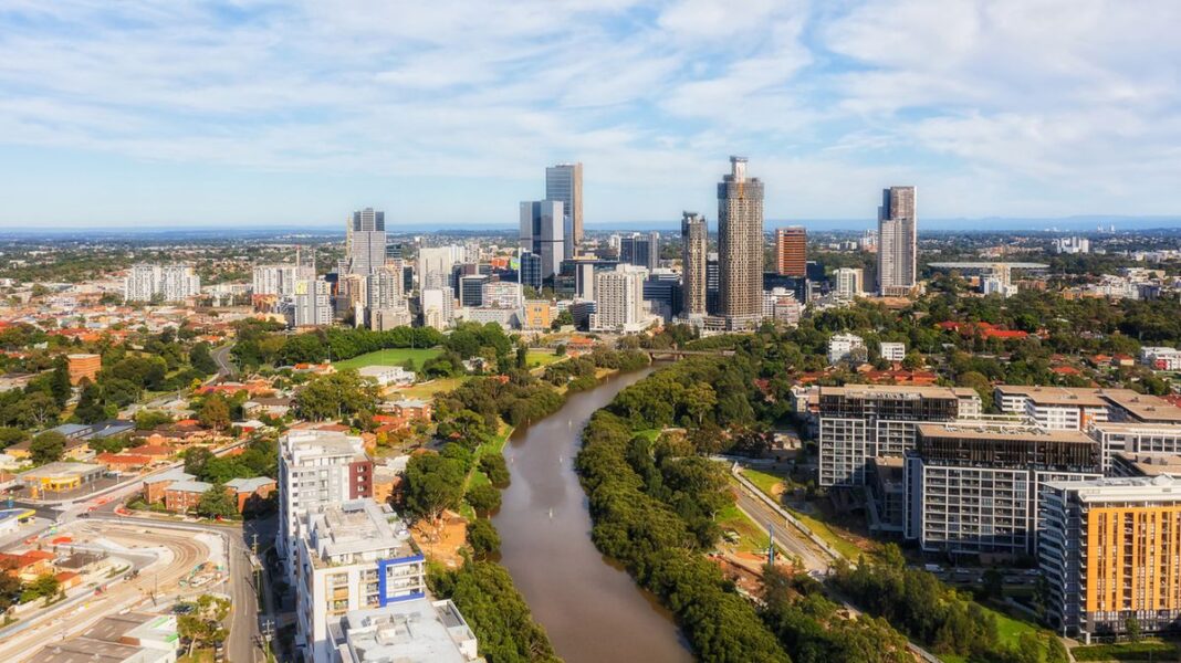 File image Parramatta, in Sydney's west. (Getty ImagesiStockphoto)