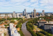 File image Parramatta, in Sydney's west. (Getty ImagesiStockphoto)