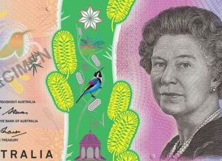 호주 새로운 5달러 지폐, 찰스 3세 대신 원주민 테마로 교체 Queen Elizabeth II has been on the $5 since 1992. Picture Reserve Bank of AustraliaHandout
