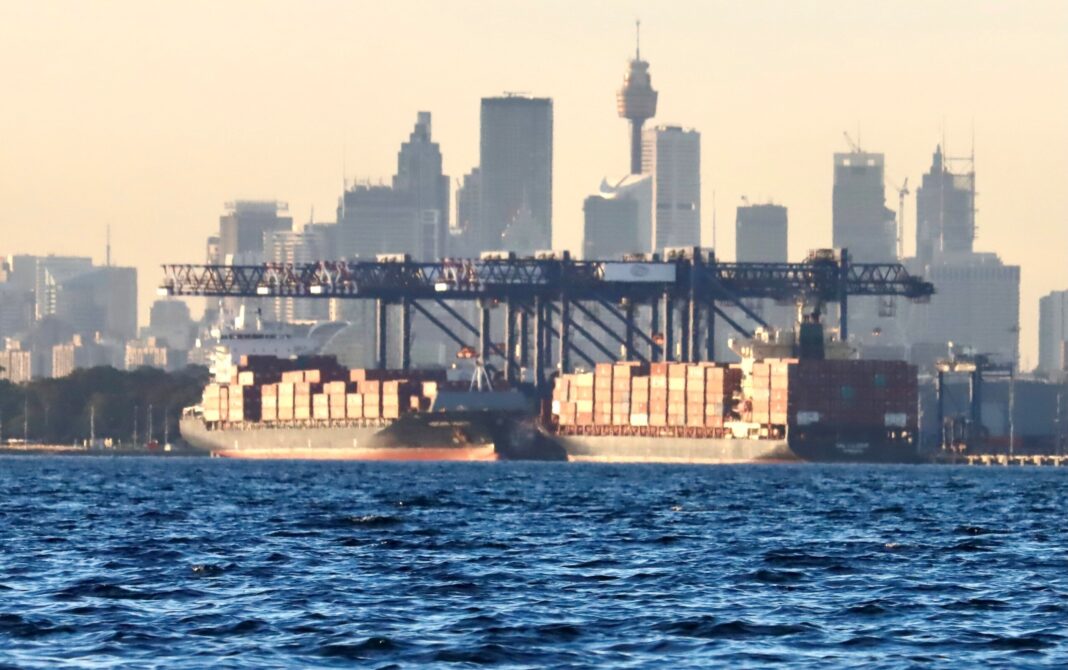 Australian exports to the United States could become more expensive. (ABC News John Gunn)