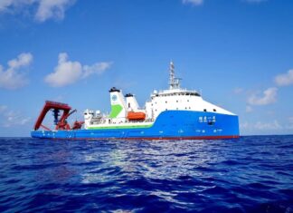호주 해안선에서 중국 선박 목격 돼 The Tan Suo Yi Hao. (File image) (China Institute of Deep-sea Science & Engineering)