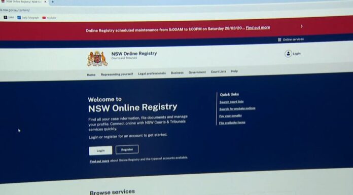 약 9000개의 민감한 법원 파일, NSW 대규모 데이터 유출 Thousands of confidential files have been leaked at the NSW Online Registry Website. (9News)