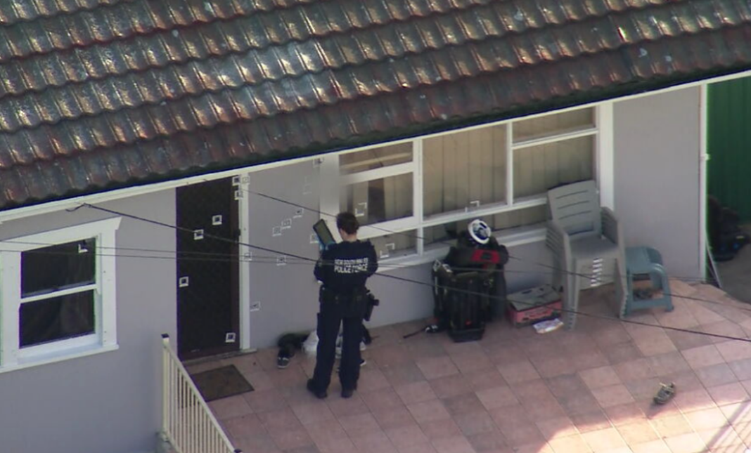 Police are investigating after shots were fired at a suburban home in Sydney's west in the early hours of this morning. (Nine)