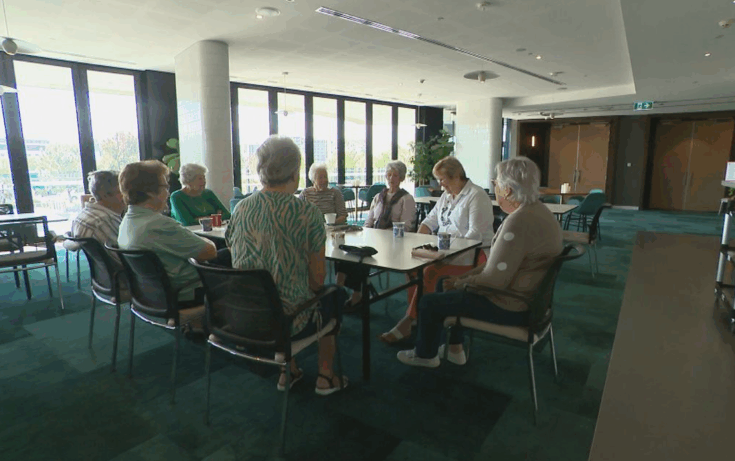 Residents move in for the social environment, sense of community and facilities. (9News)