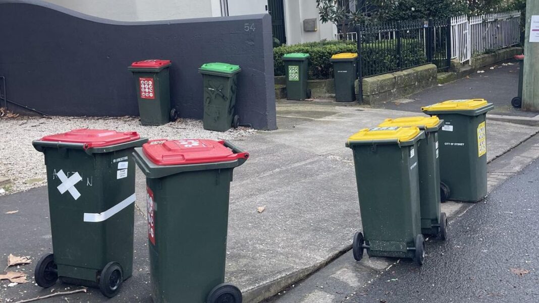S﻿ydneysiders could soon require a permit to leave their bins out on the kerb. (Supplied)