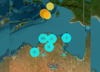 호주 다윈 인근 6.7 지진 발생…NT 주민 수천 명 흔들림 감지 Northern Territory residents have been rocked by a strong offshore earthquake. Credit Geoscience Australia_7news