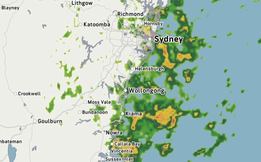 Sydney has already recorded its wettest August since 2016. (AccuWeather)_9news