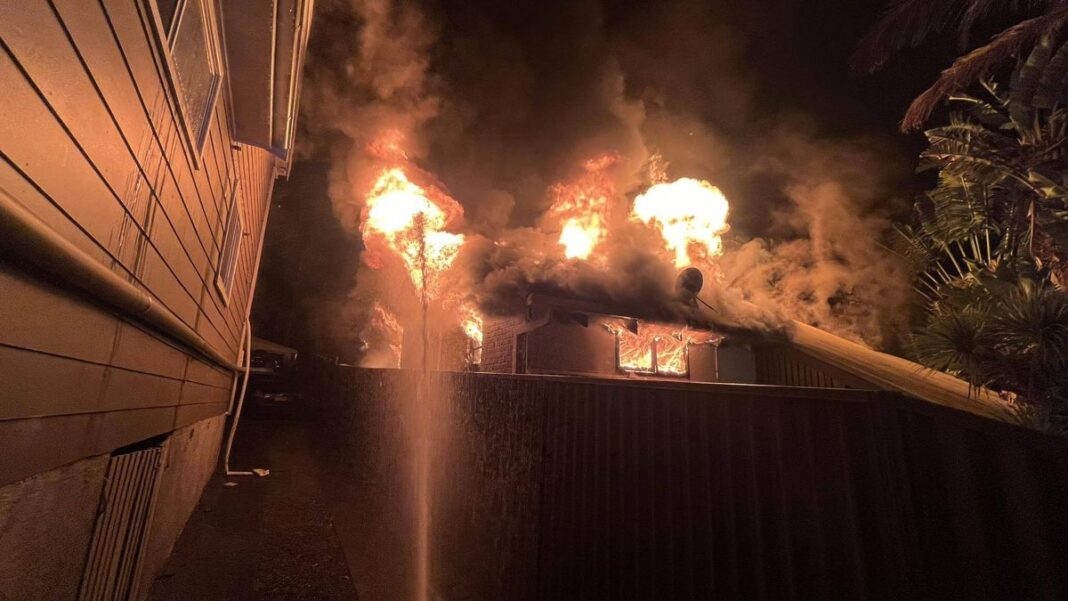 A woman has been charged after a house fire at Mirrabooka, NSW. (NSW RFS)