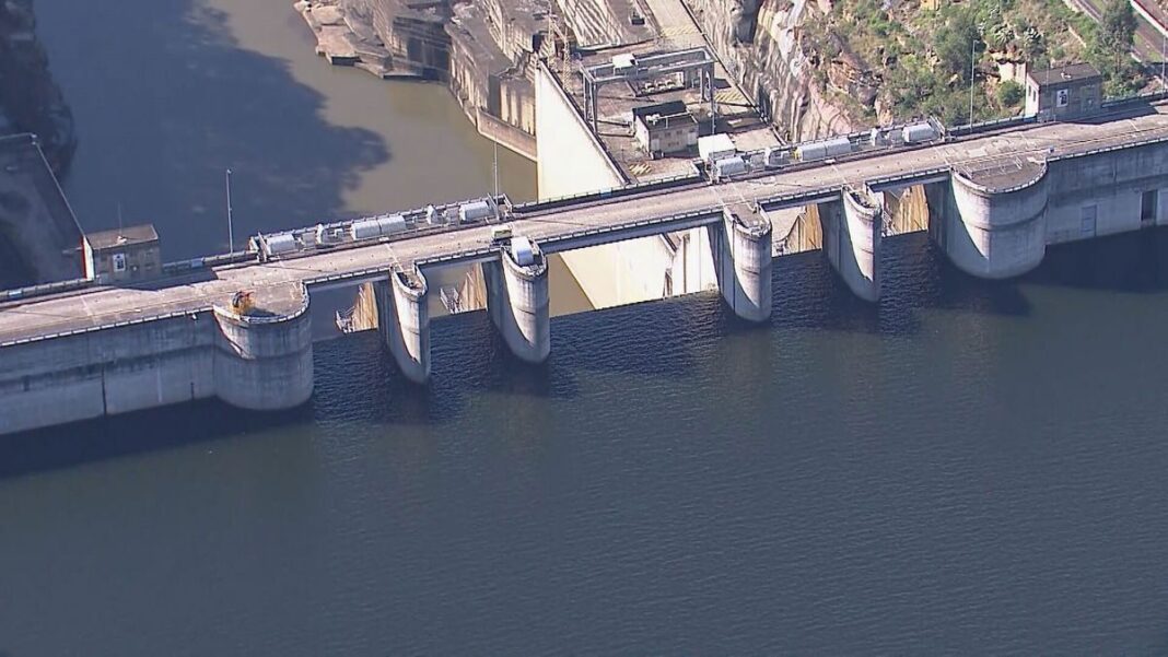 Sydney's Warragamba Dam is expected to spill after days of heavy rainfall. (9News)