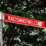 7.A council meeting last week supported a racism is not welcome signpost to go up on the corner of Crystal and Brighton streets. ﻿ (FacebookDarcy Byrne)_9NEWS