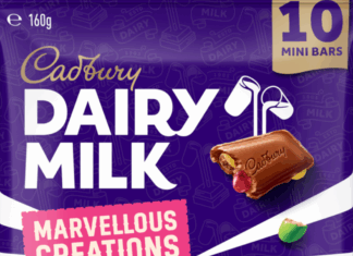 호주전역에서 인기제품인 캐드버리(Cadbury) 리콜 The Marvellous Creations sharebag was found to have traces of plastic. (SuppliedFood Standards Australia).9news.com.au